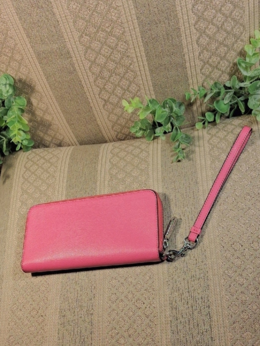Karl Lagerfeld Paris Zip Around Wristlet Wallet - Picture 4 of 15